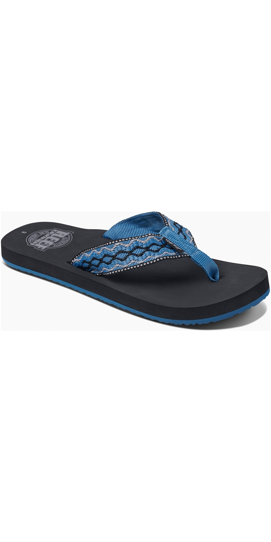 2019 Reef Mens Smoothy Sandals Flip Flops Vintage Blue RF000313